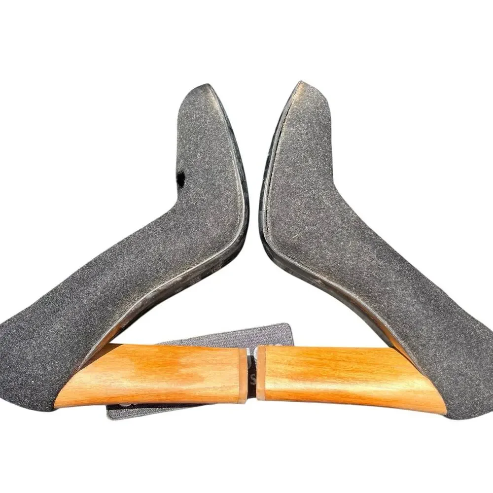 YSL Yves Saint Laurent Charlotte 105 Black Heel Pump Size 38 Size 7.5 8 - READ - Picture 7 of 10